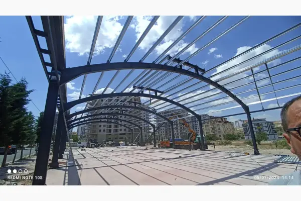 Pazar Yeri Yapım Aşaması